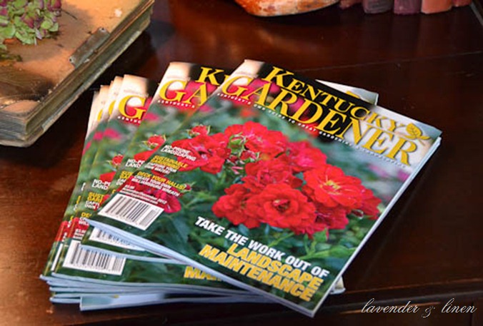 lavender & linen featured in KY Gardener 112