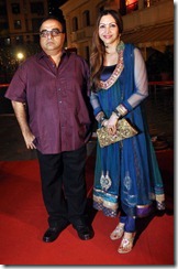 Actor Anjan Srivastav son wedding Rajkumar Santoshi with wife manila