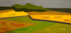 Landskap Söderrum Art. nr 30033. Mått ink ram 48x28cm. Pastell på papper. Signerad Sven Skald.