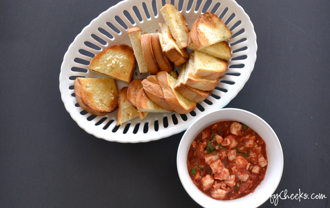 Easy Touchdown Bruschetta Dip with Classico canned tomatoes