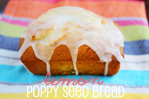 Lemon Poppy Seed Bread – Bake up a loaf of this soft, sweet lemon bread for a breakfast, snack or dessert! | thecomfortofcooking.com