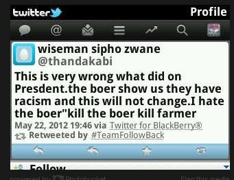 [ANC%2520INCITES%2520GENOCIDE%2520MAY222012%2520WISEMAN%2520SIPHO%2520ZWANE%2520TWEET%2520THANDAKABI%2520TEAMFOLLOWBACKMAY222012%255B4%255D.jpg]