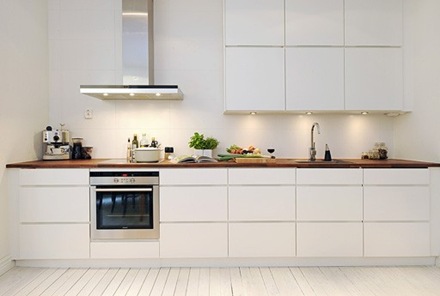 15 Cocinas blancas de estilo minimalista | ArQuitexs