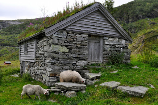 Cabañas abandonadas camino de Vik (Noruega)