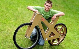 sepede go green - 8 - Cardboard bike