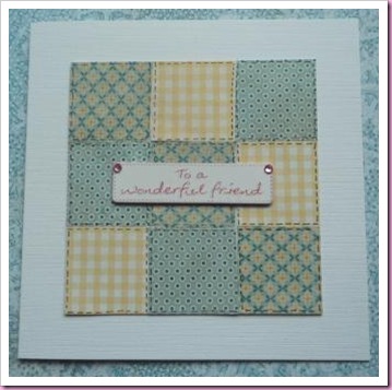 Patchwork Birthday Card Patchwork Birthday Card
