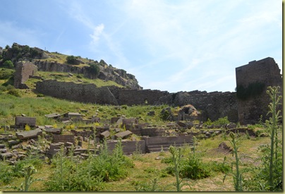 Assos sarcophogi and walls