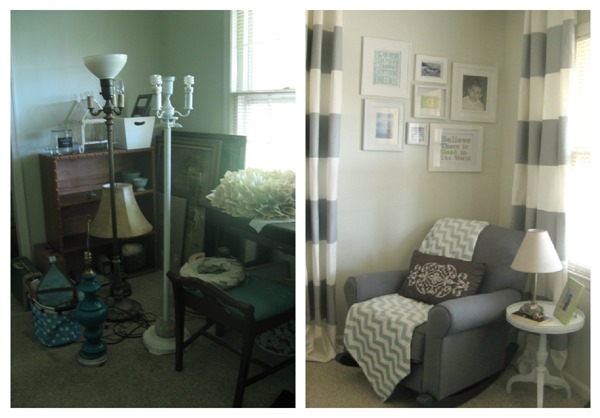 corner of nursery before and after corner of nursery before and after