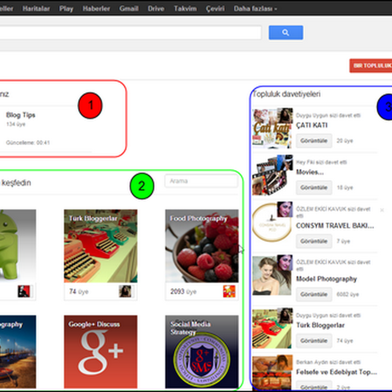 Google+ Toplulukları Hakkında Bilmeniz Gereken Herşey
