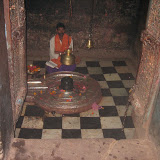 Shivalingam inside the sanctum