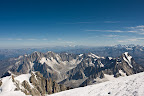 Widok z Mont Blanc