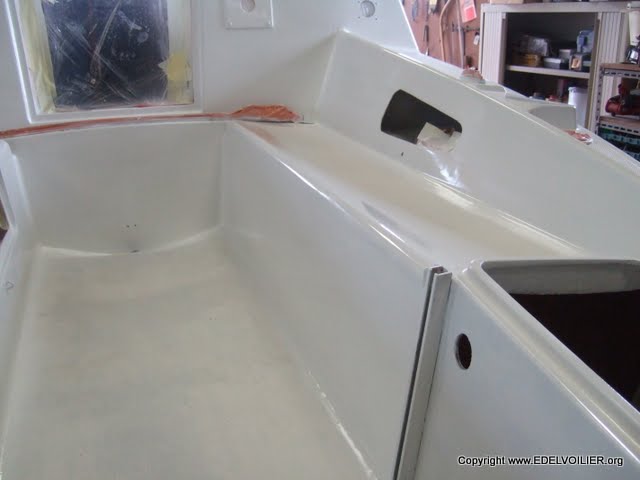 La première couche me laisse entrevoir une belle finition