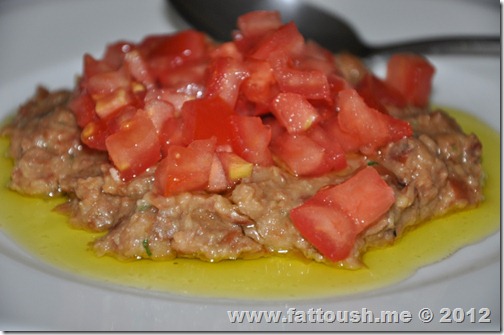 وصفة الفول المدمس من www.fattoush.me