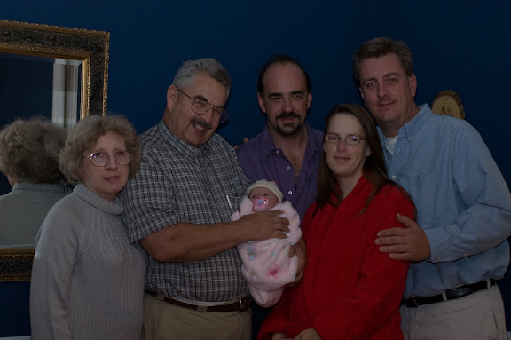The Scott clan with a tired mamma...