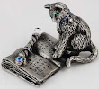 Familiar And Book Of Shadows Figurine