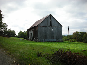 The Abbott barn prior to restoration.
