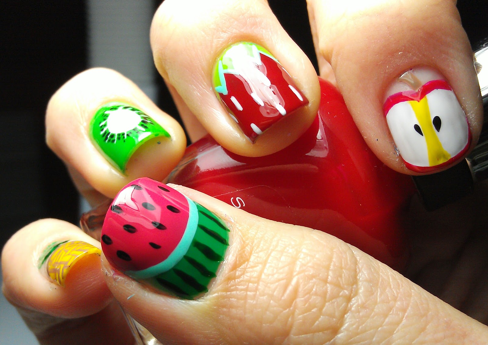 4. Fruit Nail Art Charm Slices - wide 7