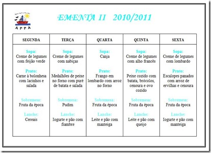 ementa II