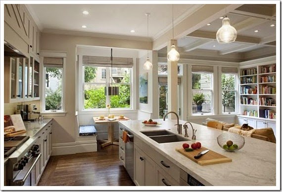 awesome-breakfast-nook-in-contemporary-white-kitchen-decor