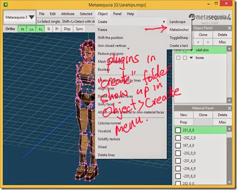 Make Anchor command is in Object Create menu Make Anchor command is in Object Create menu