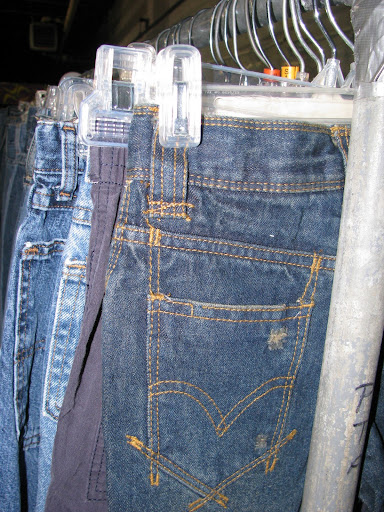 Jeans are always a needed donation at the Clothing Bank. They're always in need of new styles, fashions and colors. (Photo by: Kenrick Nobles)