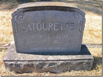 IMG_2844 D. Clinton Latourette Tombstone at Mountain View Cemetery in Oregon City, Oregon on August 19, 2006