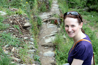 Kristy on the path to Vernazza