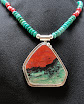 Sonora Sunrise with Turquoise and Coral - Sold