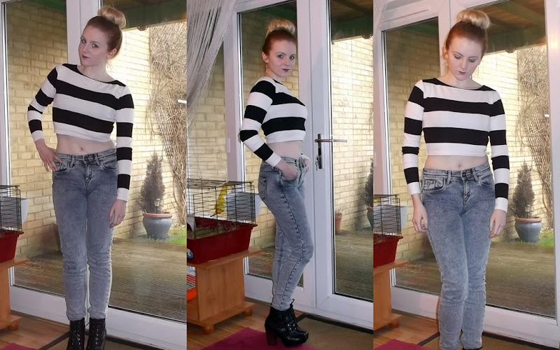 stripe and acid wash stripe and acid wash