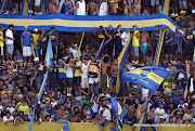 Hinchada de Boca Jrs. Fecha 2. Estadio: Boca Jrs. Foto: Javier Garcia .