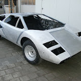 Entlacken Lamborghini Countach 1.Serie
