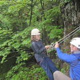 Abseiling at Cathedral Quarry