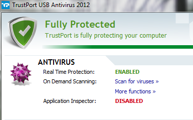 TrustPort Antivirus USB 2012