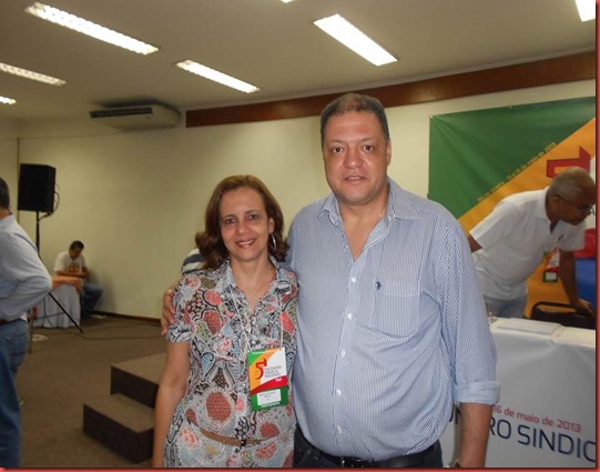 Professora Conceição e o Deputado Federal Assis Melo PCdoB/RS
