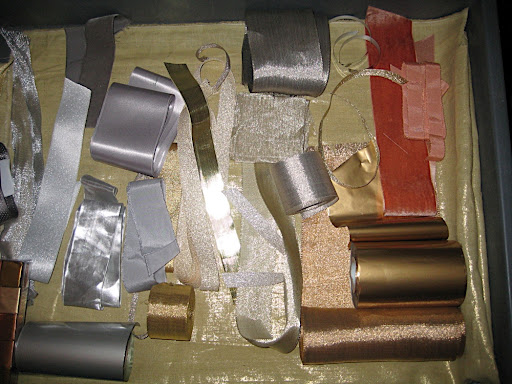 This is some of our ribbon we used, just as we wheeled it into the studio.