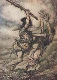Fafner Kills His Brother Fasholt For The Ring