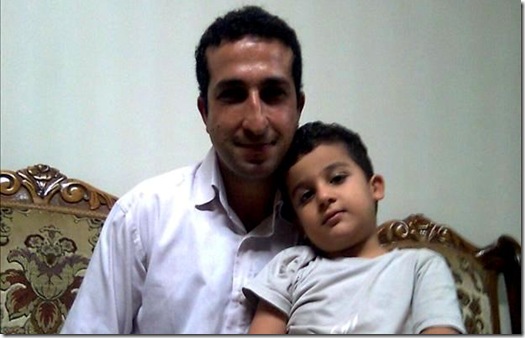 Youcef Nadarkhani and his son