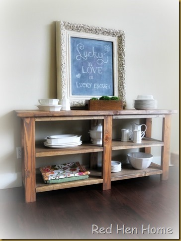 buffet table plans