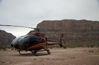 Landed inside the canyon