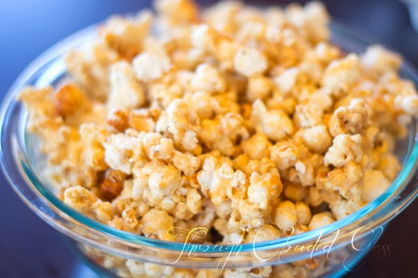 White Chocolate Caramel Popcorn Recipe | Through Clouded Glass White Chocolate Caramel Popcorn Recipe | Through Clouded Glass