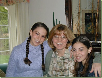 Carol and her girls 2002