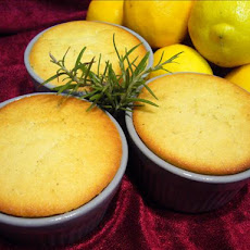 Rosemary-Lemon Custard Cakes