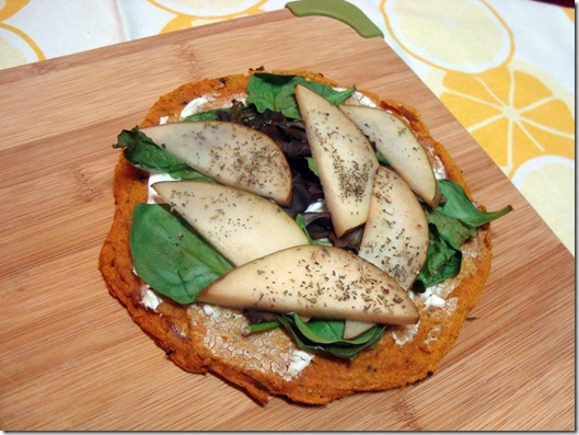 pumpkin pear pizza