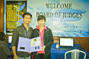 With Cely Cruz, head of the Phil. Association of the Record Industry (PARI).