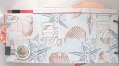 Beach journal back side sand and sea page Beach journal back side sand and sea page