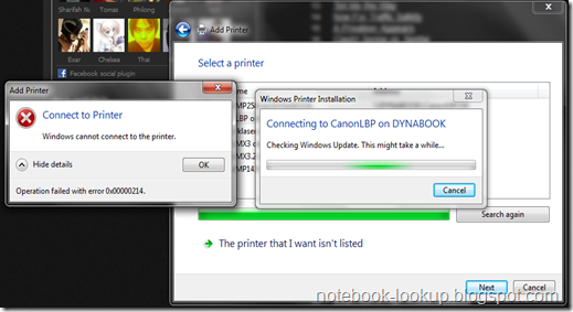 แก้ปัญหาการ Add Share Printer ระหว่าง Windows 7 และ Windows XP(เครื่องแชร์)