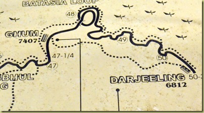 TT Close up of map