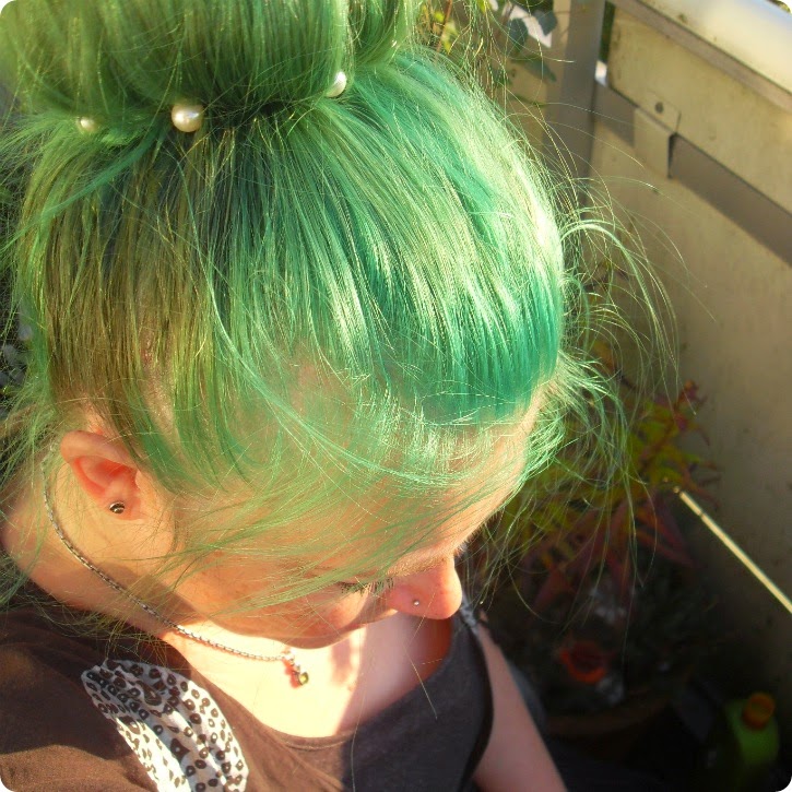 Grønt hår er sjovt