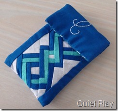 Quiet Play Ipod Pouch finished
