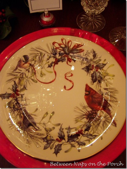 Christmas Tablescape with Lenox Winter Greetins